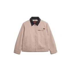 Kurtka damska Superdry Ranch. Brązowe kurtki damskie Superdry, bez wzorów, bez kaptura. Za 419.80 zł.
