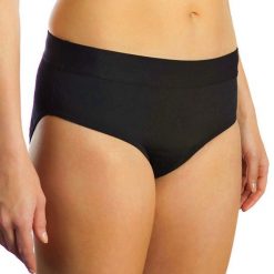 Strój kąpielowy figi damskie Funkita Pants Still. Czarne figi Funkita, bez wzorów. Za 122.99 zł.