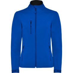 Damska Kurtka Soft Shell Nebraska. Niebieskie kurtki damskie ROLY, l, bez wzorów, bez kaptura. Za 138.99 zł.
