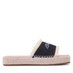 Espadryle Blauer. Niebieskie espadryle damskie Blauer, bez wzorów, bez obcasa. Za 279.99 zł.