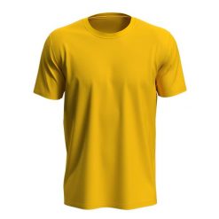 Koszulka Unisex Dla Dorosłych Lux. Żółte bluzki damskie Stedman, xl, bez wzorów, sportowe, bez kołnierzyka, bez ramiączek. Za 45.99 zł.