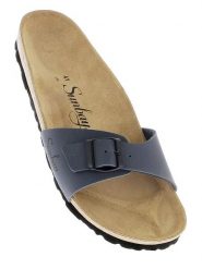 Sunbay Klapki "Jasmin" w kolorze antracytowym rozmiar: 41. Czarne klapki damskie Sunbay, bez wzorów, z otwartym noskiem, bez obcasa, bez zapięcia. Za 119.95 zł.
