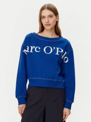 Marc O'Polo Bluza 502 4073 54067 Niebieski Regular Fit. Niebieskie bluzy damskie Marc O'Polo, l, bez wzorów, z bawełny, bez kaptura. Za 399.99 zł.