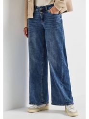 Street One Dżinsy - Comfort fit - w kolorze niebieskim rozmiar: W28/L32. Niebieskie jeansy damskie Street One, z podwyższonym stanem. Za 229.95 zł.