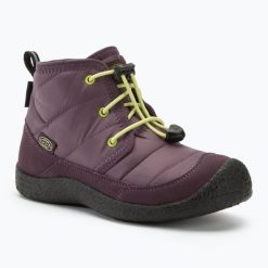Buty juniorskie KEEN Howser II Chukka WP. Fioletowe obuwie trekkingowe damskie Keen, bez zapięcia. Za 269.99 zł.