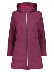 CMP Płaszcz softshellowy w kolorze jagodowo-różowym rozmiar: 36. Różowe płaszcze damskie CMP, bez wzorów, z tkaniny, bez kaptura. Za 149.66 zł.