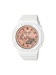 G-Shock Zegarek GMA-S2100MD-7AER Biały. Białe, cyfrowe zegarki damskie G-Shock. Za 489.99 zł.