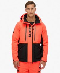 Superdry Kurtka narciarska Ultimate Freestyle wodoodporna 20k. Brązowe kurtki damskie Superdry, s, bez wzorów, z materiału, bez kaptura. Za 1,290.85 zł.