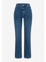 More & More Dżinsy - Slim fit - w kolorze granatowym rozmiar: 34. Niebieskie jeansy damskie More & More, z podwyższonym stanem. Za 122.96 zł.