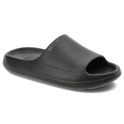 Czarne Klapki Big Star Wsuwane Obuwie Damskie. Czarne klapki damskie Big Star, bez wzorów, z tworzywa sztucznego, bez obcasa, bez zapięcia. Za 59.99 zł.