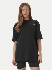 The North Face T-Shirt Essential Simple Dome NF0A8EVX Czarny Loose Fit. Czarne t-shirty damskie The North Face, xl, bez wzorów, z bawełny, bez kołnierzyka. Za 149.99 zł.