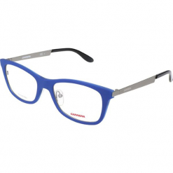 Oprawki "5032/V" w kolorze niebiesko-szarym. Niebieskie okulary przeciwsłoneczne damskie Carrera, Ferragamo. W wyprzedaży za 119.95 zł.