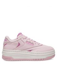 Reebok Sneakersy Club C Extra 100202097 Różowy. Czerwone obuwie sportowe damskie Reebok, ze skóry, bez zapięcia. Za 379.99 zł.
