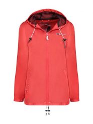 Geographical Norway Kurtka przejściowa w kolorze czerwonym rozmiar: XXL. Czerwone kurtki damskie Geographical Norway, xxl, bez wzorów, bez kaptura. Za 83.42 zł.
