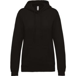 Bluza damska z kapturem Kariban. Czarne bluzy damskie KARIBAN, xl, bez wzorów, z bawełny, z kapturem. Za 144.00 zł.