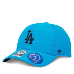 Czapka z daszkiem 47 Brand. Niebieskie czapki z daszkiem damskie 47 Brand, bez wzorów. Za 99.99 zł.