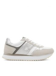 Beverly Hills Polo Club Sneakersy W-SS24-3C022 Beżowy. Brązowe obuwie sportowe damskie Beverly Hills Polo Club, z materiału, bez zapięcia. Za 149.99 zł.