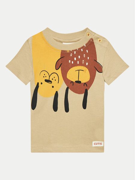 Coccodrillo T-Shirt WC4143204HBN Beżowy Regular Fit. Brązowe t-shirty i koszulki chłopięce COCCODRILLO, bez wzorów, z bawełny, bez kołnierzyka, bez ramiączek. Za 29.99 zł.