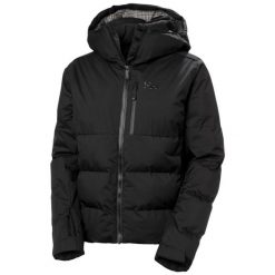 Damska kurtka narciarska Helly Hansen Kvitfjell Race. Czarne kurtki sportowe damskie Helly Hansen, na zimę, bez wzorów, bez kaptura. Za 1,446.10 zł.