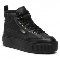 Buty do chodzenia damskie Puma Karmen Mid. Czarne obuwie sportowe casual damskie Puma, z gumy, trekkingowe. Za 319.00 zł.