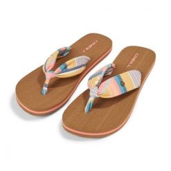ONeill Japonki O'Neill Ditsy Sun Bloom Sandals 92800613226 różowe. Czerwone klapki damskie bez wzorów, z gumy, bez obcasa, bez zapięcia. Za 222.64 zł.