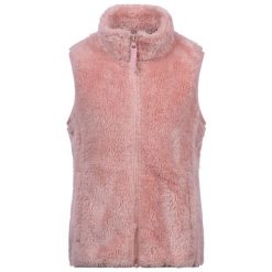 Trespass Porru – Polarowa kamizelka unisex Mid Rose. Czerwone kamizelki damskie Trespass, bez wzorów, z polaru, bez kaptura. W wyprzedaży za 120.35 zł.
