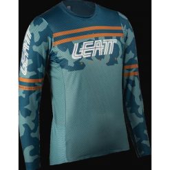 Bluza rowerowa damska Leatt Jersey MTB Gravity 4.0. Niebieskie bluzy damskie LEATT, xs, bez wzorów, z jersey, bez kaptura. Za 266.99 zł.