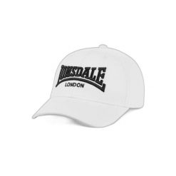 Czapka Lonsdale Flixton. Białe czapki z daszkiem damskie Lonsdale, bez wzorów, z bawełny. Za 148.50 zł.
