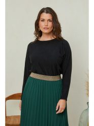 Curvy Lady Sweter w kolorze czarnym rozmiar: 40/42. Czarne swetry klasyczne damskie Curvy Lady, bez kołnierzyka. Za 88.43 zł.