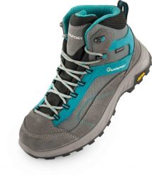 Buty damskie trekkingowe wodoodporne Garsport AVERAU MID. Niebieskie obuwie trekkingowe damskie 318, z gumy, bez zapięcia. Za 413.99 zł.