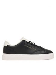 Tommy Hilfiger Sneakersy Th Feminine Cupsole Leather FW0FW09105 Czarny. Czarne obuwie sportowe damskie Tommy Hilfiger, ze skóry, bez zapięcia. Za 409.99 zł.