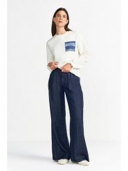 Rich & Royal Bluza w kolorze białym rozmiar: M. Białe bluzy damskie Rich & Royal, m, z aplikacjami, bez kaptura. Za 191.88 zł.