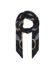 Guess Chusta AW5482 MOD03 Czarny. Czarne chusty damskie Guess, z aplikacjami. Za 249.99 zł.