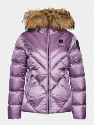 Blauer Kurtka puchowa 23WBLDC03141 Fioletowy Regular Fit. Fioletowe kurtki damskie Blauer, s, bez wzorów, z puchu, bez kaptura. Za 3,739.00 zł.