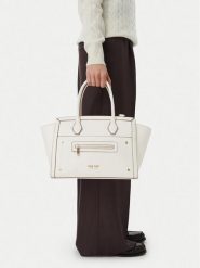 Nine West Torebka CEO-NW-M-002-10 Kremowy. Białe torebki klasyczne damskie Nine West, ze skóry, bez dodatków. Za 249.99 zł.