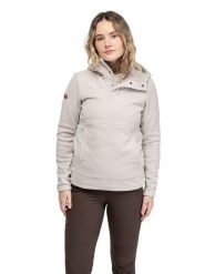 Bergans Bluza polarowa "Hareid" w kolorze beżowym rozmiar: L. Brązowe bluzy damskie Bergans, l, bez wzorów, z polaru, bez kaptura. Za 333.03 zł.