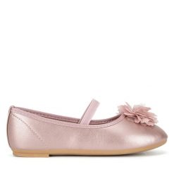 Baleriny Nelli Blu. Czerwone baleriny dziewczęce Nelli Blu, bez wzorów, bez obcasa, bez zapięcia. Za 59.99 zł.