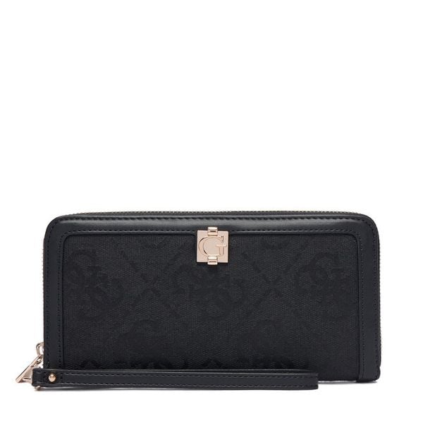Portfel Guess. Czarne portfele damskie Guess, z aplikacjami. Za 294.99 zł.
