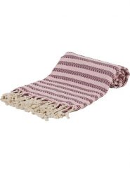 Samimi Chusta hammam w kolorze bordowo-jasnoróżowym - 180 x 100 cm rozmiar: onesize. Czerwone chusty damskie Samimi, bez wzorów, z bawełny. Za 52.99 zł.