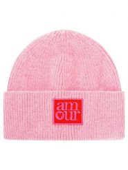 Zwillingsherz Czapka "Amour" w kolorze jasnoróżowym rozmiar: onesize. Różowe czapki damskie Zwillingsherz, bez wzorów, z materiału. Za 129.95 zł.