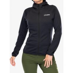 Bluza polarowa damska Berghaus Heuberg Hoody. Czarne bluzy damskie Berghaus, m, bez wzorów, z polaru, bez kaptura. Za 403.99 zł.