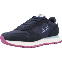 Buty SUN68 ALLY SOLID Niebieski. Niebieskie obuwie trekkingowe damskie SUN68, z materiału, bez zapięcia. Za 272.99 zł.