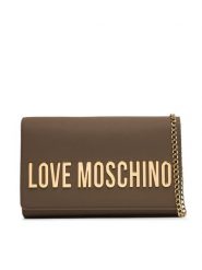 LOVE MOSCHINO Torebka JC4103PP1OKD0203 Brązowy. Brązowe torebki wieczorowe damskie Love Moschino, bez wzorów, ze skóry, bez dodatków. Za 699.99 zł.