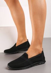 Czarne Tenisówki Dubost. Czarne obuwie sportowe damskie Born2be, bez zapięcia, tenisowe. Za 44.99 zł.