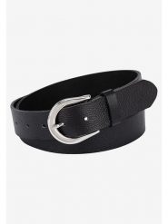 More & More Skórzany pasek w kolorze czarnym rozmiar: 75. Czarne paski damskie More & More, bez wzorów, z materiału. Za 52.45 zł.