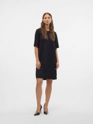 Vero Moda Sukienka w kolorze czarnym rozmiar: XS. Czarne sukienki damskie Vero Moda, bez wzorów, bez ramiączek. Za 52.92 zł.