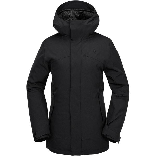 Damska kurtka narciarska Volcom Stoney Shadow INS. Czarne kurtki damskie Volcom, na zimę, bez wzorów, bez kaptura. Za 1,190.50 zł.