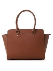 Vince Camuto Torebka "Andria" w kolorze brązowym - 32 x 27 x 14 cm rozmiar: onesize. Brązowe torebki klasyczne damskie Vince Camuto, z materiału, przez ramię, bez dodatków. Za 173.99 zł.