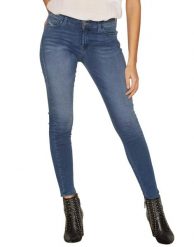 Diesel Slandy 0681P damskie jeansy Super Slim Skinny W26 L32 niebieskie. Niebieskie jeansy damskie Diesel, z podwyższonym stanem. Za 338.99 zł.
