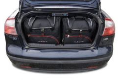 Torby Do Bagażnika Saab 9-3 Cabrio 2002-2015 4Szt Kjust. Czarne torby podróżne KJUST, bez wzorów, z kauczuku. Za 974.00 zł.